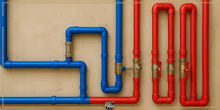 تفاوت لوله کشی آب سرد و گرم از نظر نوع لوله